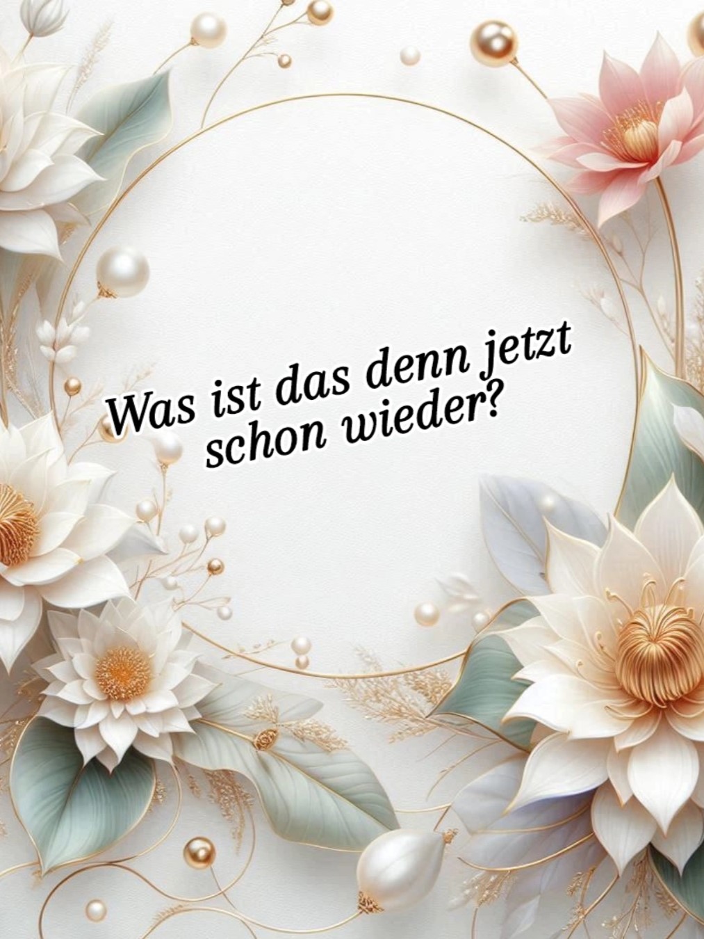 Was ist das denn jetzt schon wieder?