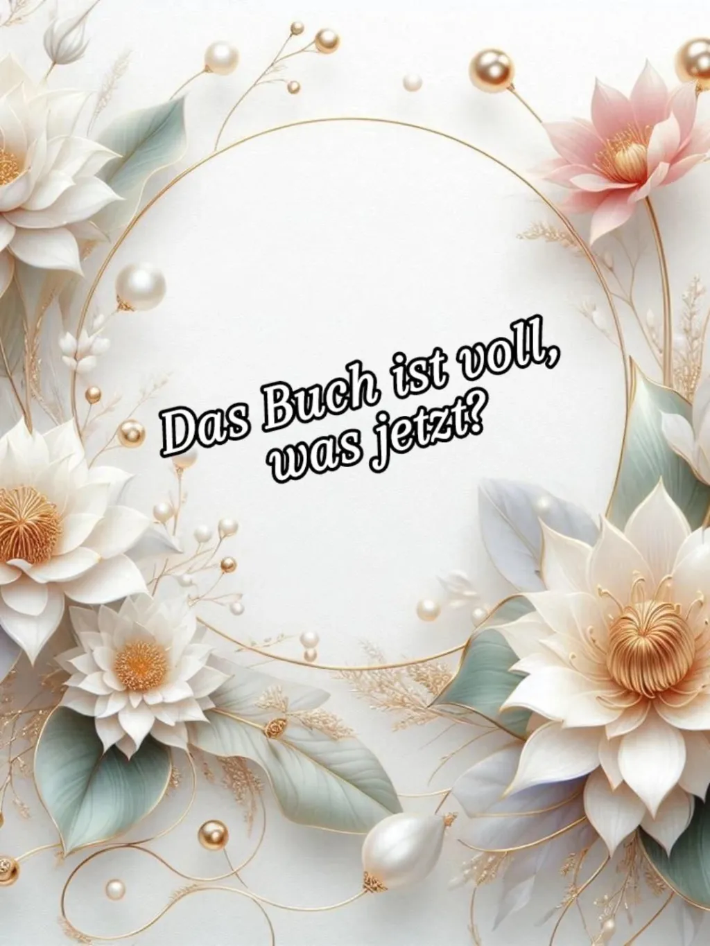 Das Buch ist voll, was jetzt?